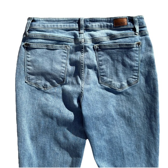 Judy Blue‎ Women's Boyfriend Fit Blue Jeans Size 13/31 X26 Raw Hem Mid Rise - Picture 5 of 9